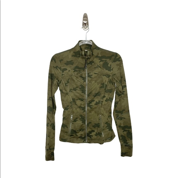 lululemon | Forme Jacket *Cuffins Savasana Camo 20cm Fatigue Green RARE 4 - Picture 2 of 9